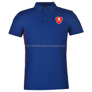 Polo sur mesure Design personnalisé 100% coton T-shirt polo de golf à col roulé pour hommes - Product Image 1