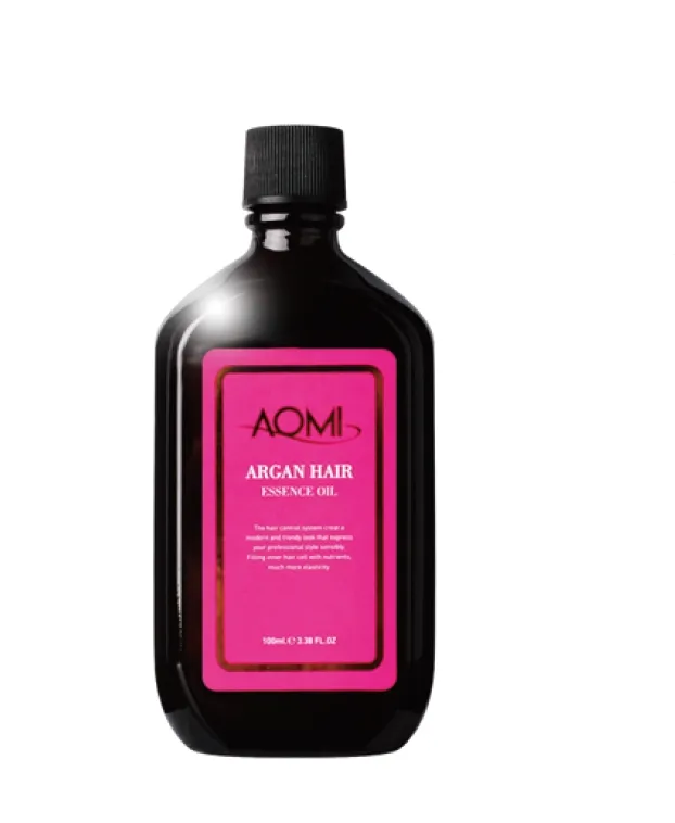 AOMI-aceite de suero capilar de argán, 100ml, aceite de argán que cubre la capa del cabello, vitamina E