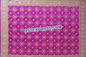 Wedding Stage Beautiful Flower Backdrop Curtains Beautiful Wedding <b>Pleated</b> Backdrop Royal Wedding Stage Backdrop Cloth - Product Image 6