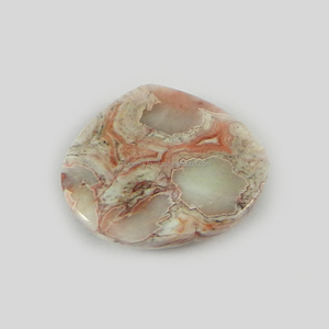 Ágata Crazy Lace natural de 17x19 mm en forma de corazón, 2.35 g, piedra preciosa para joyería IG0659 - Product Image 2