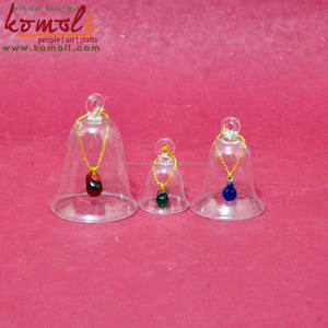 Campana de cristal soplada a mano, bricolaje, adornos de Navidad - Product Image 1