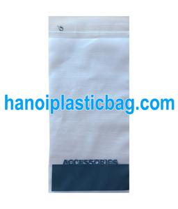 transparent BOPP plastic bag with tape - Product Image 3