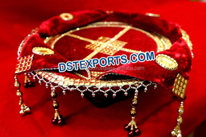 Phulkari แต่งงานตกแต่ง,งานแต่งงานที่มีสีสัน Phulkari Thaal,ผู้ผลิตอุปกรณ์จัดงานแต่งงานวัฒนธรรมปัญจาบ - Product Image 5