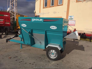 Mezclador de alimentación montado en camión, Tractor de barrena Horizontal, mezclador de alimentación de 2m3 alimentado por Pto - Product Image 5