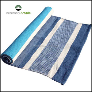 수출 품질 Handloom 요가 연습 매트 100% 코튼 러그 인도 제조업체