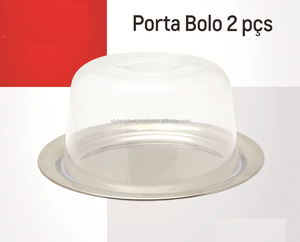 ถาดอบไมโครเวฟถาดอบเค้กพร้อมฝาสแตนเลสถาดอาหารถาดเค้กกระทะสแตนเลส - Product Image 2