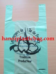 Nice logo printed T-shirt plastic bag - Product Image 2