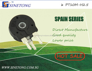 โพเทนชิโอมิเตอร์แบบหมุน คาร์บอนฟิล์ม PT10 ขนาด 10 มม. 2.5 มม. - Product Image 1