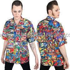 Chemises hawaïennes pour hommes, sur mesure, OEM, 100% polyester, sublimation - Product Image 2