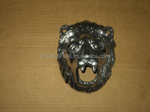 Destapadores de Botellas de Aluminio Ecológicos de Pared con Diseños de Cabeza de Animal en Bronce para Amantes del Vino, Gran Venta - Product Image 4