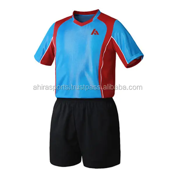 Comfort soccer uniform/selling very hot/all time best/100% polyester/self design fabric/in house production
