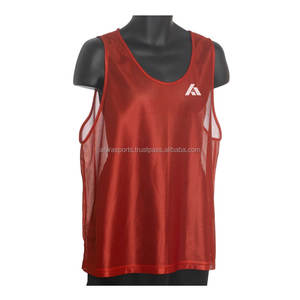 Chaleco de Entrenamiento de Fútbol 100% Poliéster/Malla /Disponible en Todos los Colores /Logotipo Personalizado - Product Image 1