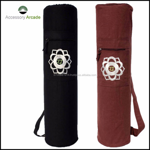 Indian Manufacture Custom Logo Yoga Mat Carry Bag Private Label Cotton Material - Product Image 6
