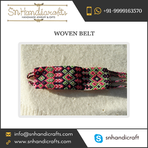 การสั่งซื้อจำนวนมากของเข็มขัดทอมือที่สวยงามในราคาสุดพิเศษ งานฝีมือทำมือ - Product Image 1