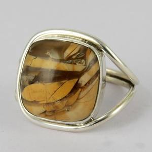 Gran oferta Anillo de Plata de Ley 925 con gema india, joyería de moda - Product Image 1