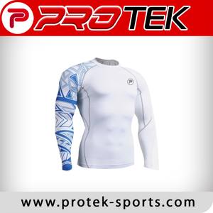 Camiseta de Compresión Promocional Personalizada al por Mayor / Camiseta de Compresión de Alto Rendimiento Personalizada - Protek PG-1105 para Hombre, Manga Corta/Larga - Product Image 1