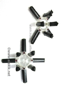 Pyramide conique de tourmaline noire complète faite à la main générateur d'énergie métaphysique cristal Quartz outils de guérison pierre précieuse matériel maison - Product Image 5