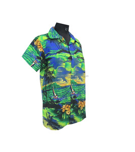 เสื้อเชิ้ตเดินชายหาดระบายอากาศสำหรับผู้ชายเสื้อเชิ้ตเดินชายหาดสำหรับผู้ชายเสื้อระบายอากาศได้ลำลองโลโก้ตามสั่ง - Product Image 6