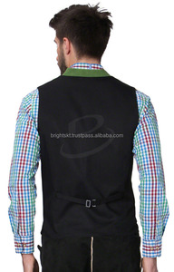 Oktoberfest-Chaleco bávaro para hombres adultos, traje de lujo, informal, servicio OEM, bordado de poliéster 100% - Product Image 3
