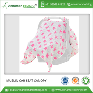 Custom Log Baby Car Seat Canopy Cover At Wholesale Factory Price - Product Image 2