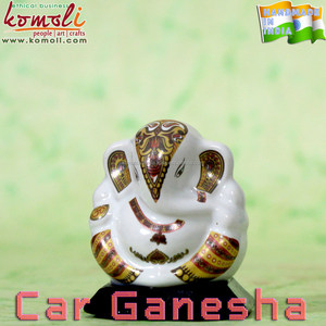 Statue Ganesha du dieu hindou emblématique à deux faces 2 en 1, idole réversible de Ganesh Murti pour la décoration de la maison, les cadeaux spirituels et les festivals. - Product Image 6