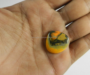 24*25มิลลิเมตรธรรมชาติBumbleผึ้งแจสเปอร์หัวใจCabochon 3.62gmsหลวมหินสำหรับเครื่องประดับIG0053 - Product Image 3