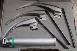 McCoy Flexi-Tip Fiberoptic LED Laryngoscope Set Blade Model 4843 <b>Electric</b> CE Certified Class II ISO13485 - Product Image 5