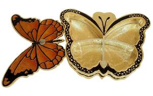 Boîte à chocolat Meenakari, transparente en forme de papillon, boîte à fruits secs et décorative faite à la main - Product Image 3