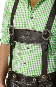 Lederhosen กางเกงหนัง Lederhosen สำหรับผู้ชาย,กางเกงหนัง Lederhosen พร้อมสายเอี๊ยม (เสื้อผ้า Oktoberfest) - Product Image 3