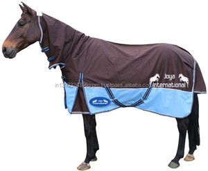 Green/ Blue Full Customize <b>Equestrian</b> Supplier High Quality Horse Rugs Winter Waterproof Standard Neck Blankets for New - Product Image 3