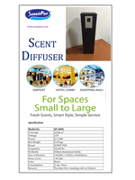 Diffuseur de parfum électrique portable 3000 CFM, parfum le plus vendu