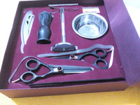 Ensemble cadeau SPA de barbier promotionnel ensemble de toilettage de luxe pour hommes ensemble de rasage de haute qualité