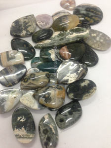 พลอยเจสเปอร์หลังเบี้ยจากท้องทะเลคุณภาพระดับพรีเมี่ยมอัญมณีหลวมๆจากธรรมชาติตัดได้ทุกรูปร่างและขนาดขายส่ง - Product Image 2