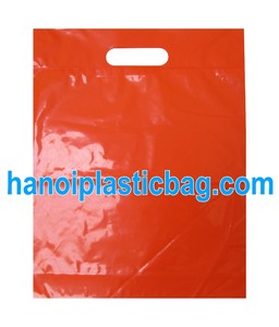 HDPE high quality best buy 2015 die cut handle bag top fold - Product Image 2