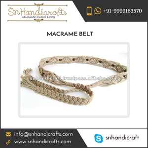 Cinturón de Macramé con Cuentas, Moderno, de Alta Calidad y a la Moda - Product Image 1