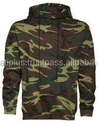 Sudadera con capucha de diseño de camuflaje personalizado OEM para hombre - Product Image 4