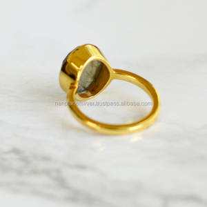 Conjunto de bisel de piedras preciosas de labradorita Ovalada para bodas, compromisos, fiestas, aniversarios - Product Image 2