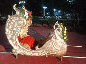Shahi Wedding <strong>Doli</strong> Palki Wedding Peacock <strong>Doli</strong> Wedding Golden Carving Princess <strong>Doli</strong> - Product Image 3