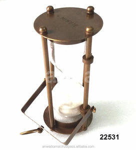 นาฬิกาทรายกระเป๋าทองเหลือง - Product Image 1