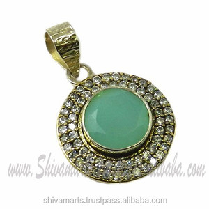 จี้พลอย925สองโทนสีเงินสเตอร์ลิงประดับหิน CZ สำหรับผู้หญิงจี้และเสน่ห์ - Product Image 2