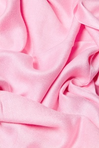 ผ้าพันคอ Pashmina Viscose สีชมพูกุหลาบผ้าคลุมไหล่สไตล์เรียบ