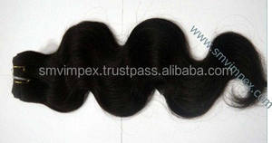 100% cabellos humanos naturales sin procesar. La mejor calidad 12A grado mejor calidad tejido corporal 100% cabello indio virgen - Product Image 3