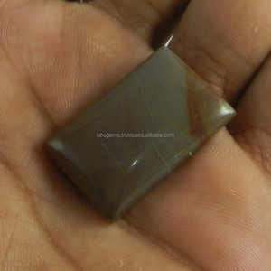 หินอัญมณี Cabochon 6.50 Gms สำหรับเครื่องประดับ,แจสเปอร์ภาพธรรมชาติอเมริกันขนาด29X19มม. สี่เหลี่ยมผืนผ้า - Product Image 3