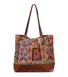 Venta al por mayor Vintage hecho a mano bolsa gitana bolso bolsa - Product Image 1