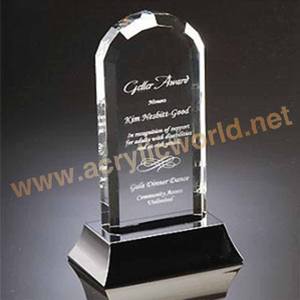 Trofeo de cristal acrílico personalizado, supercalidad, venta al por mayor, bloque de trofeo - Product Image 2