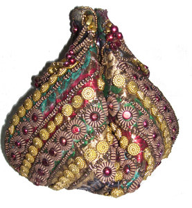 Bolso de mano de lujo, Potli Multicolor, práctico - Product Image 4