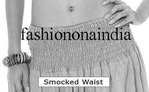 Sky Blue Aladdin กางเกงฮาเร็มทรงหลวมสไตล์ฮิปปี้,เสื้อผ้าฝ้ายใส่ได้ทั้งชายหญิงพิมพ์ลายดอกไม้สีน้ำเงินพิมพ์ลาย - Product Image 5