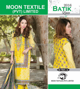 Batiq Pakistani Cotton Digital Print a Line <b>Dress</b> / Shalwar Kameez for Women - Product Image 6
