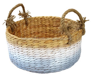 New Design Wire <b>Basket</b>, <b>Water</b> <b>Hyacinth</b> <b>Storage</b> <b>Baskets</b>, <b>Storage</b> <b>Basket</b> for Household Products - Product Image 4
