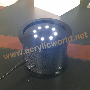 Pantalla acrílica de una sola botella de vino, con led, iluminada - Product Image 3